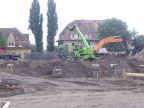 15. August 2005 - Platz f�r das Fundament
