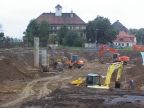 15. August 2005 - Platz f�r das Fundament